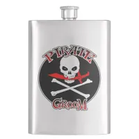 Pirate Groom Flask