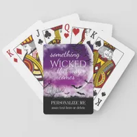 Wicked Fun Custom Playing Cards Halloween Moon