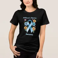 Addison's Disease Awareness | Blue Ribbon Tri-Blend Shirt