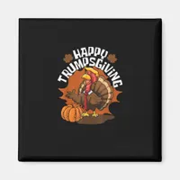 Happy Trumpsgiving Funny Thanksgiving Trumpkin Usa Magnet