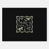 Cottagecore Aesthetic Frog And Mushroom Goblincore Sign