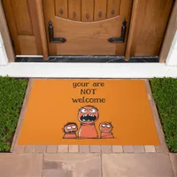 Angry Zombie Family Doormat