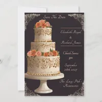 A Day to Remember Wedding Cake Wedding  Invitation