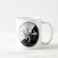 State Quarter of Illinois Reverse Side Faux Coffee Mug