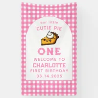 Our Little Cutie Pi Day 1st Birthday Banner