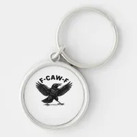 F-Caw-F Bird Lover’s Humorous Pun Stickers Essenti Keychain