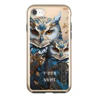 Beautiful cute & fascinating birds of prey incipio DualPro shine iPhone 8/7 case