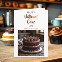 Happy National Cake Day! November 26th Card