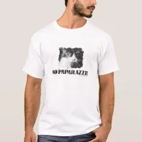 Funny No Paparazzi Cat T-Shirt