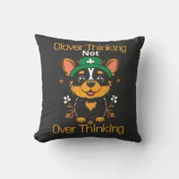  Cute Corgi St. Patrick’s Day Pillow- Personalized Throw Pillow