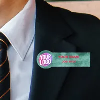Name Tags with Magnetic or Safety Pin 