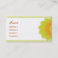 Safflower Business Card