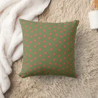 Hearts and Dots Throw Pillow