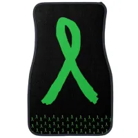 Lyme Disease Awareness Ribbons Car Floor Mats