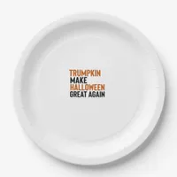 Halloween Trumpkin – Make Halloween Great Again Fu Paper Plates