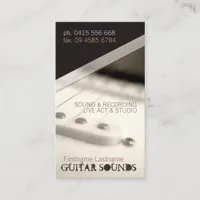 GUITAR LIGHT Vertical  Business card