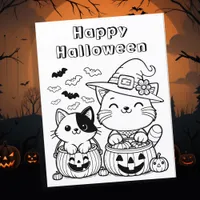 Happy Halloween | Coloring Page