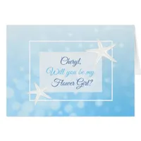 Will you be my Flower Girl Personalized Card