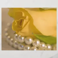 Yellow Rose and Pearls