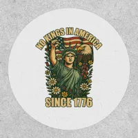 No Kings In America Statue Of Justice For Immigran Patch