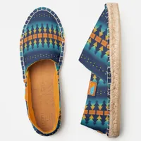 Southwest Sunset Saddle Blanket Design Espadrilles