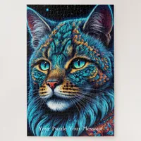 Neon Mandala Majesty Jigsaw Puzzle