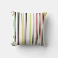 Trendy modern chic Stripes Throw Pillow