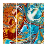 Planetary Bliss Fluid Digital Art  