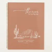 Desert Vibes Landscape Wedding Terra Cotta ID1019 Planner