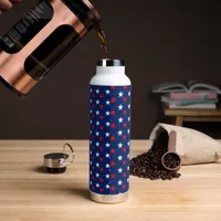 4th of July Water Bottle