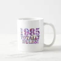 1985 Totally Rules Funny Retro Classic Logo Coffee Mug