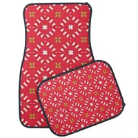 Christmas Holiday Charm Pattern 04 -  Car Floor Mat