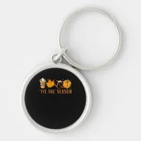 Tis The Season Nurse Pumpkin Spice Fall Leaves Aut Keychain