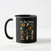 Tis Season Santa Hat Retro Vintage  Mug