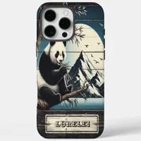 Panda's Mountain Sanctuary: Bamboo Repast iPhone 16 Pro Max Case