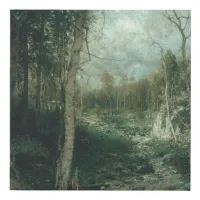 An Old Clearing (1881) Faux Canvas Print