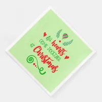 All Hearts Come Together At Christmas Holiday, ZSG Paper Dinner Napkins