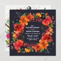 Fiesta Floral Let's Taco 'bout a Couple's Shower Invitation