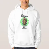 Chicago Hot dog Retro Pop Art Hoodie