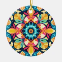 Colourful Boho Pretty Decorative Ceramic Ornament