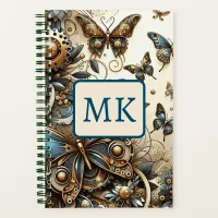 Vintage Steampunk Butterflies  Notebook