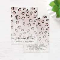 Retro Animal Print Earrings Display Card