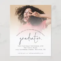 PAPER Simple Photo Graduation 2024 Party Invite