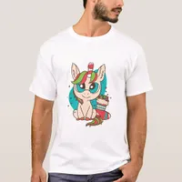 Christmas Kawaii Unicorn T-Shirt