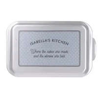 Polka Dot Blue Kitchen Cake Pan