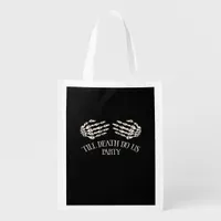 Till Death Do Us Party Halloween Party Grocery Bag