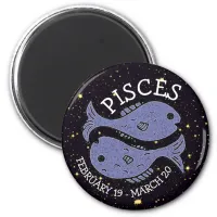 Horoscope Zodiac Astrology Sign Pisces Magnet