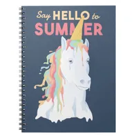 Summer Unicorn Notebook