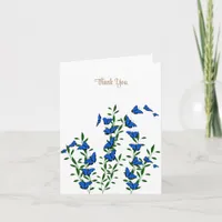 Modern Tropical  Bird Nature Blank Thank You Card