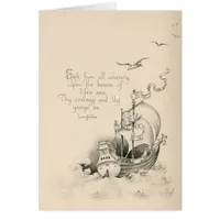 Longfellow Poem From a 1921 Book